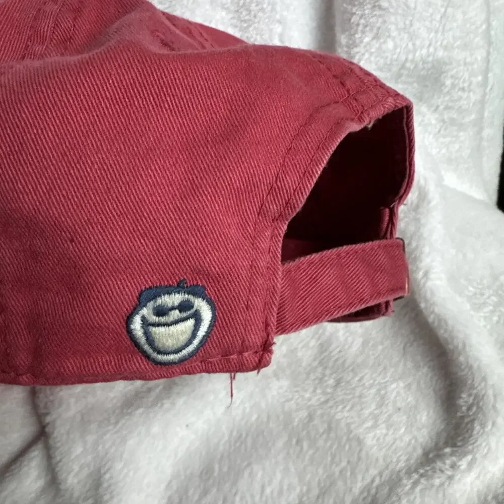 Life Is Good Adult Red Hat Baseball Cap Adjustable OS Embroidered Logo Stars